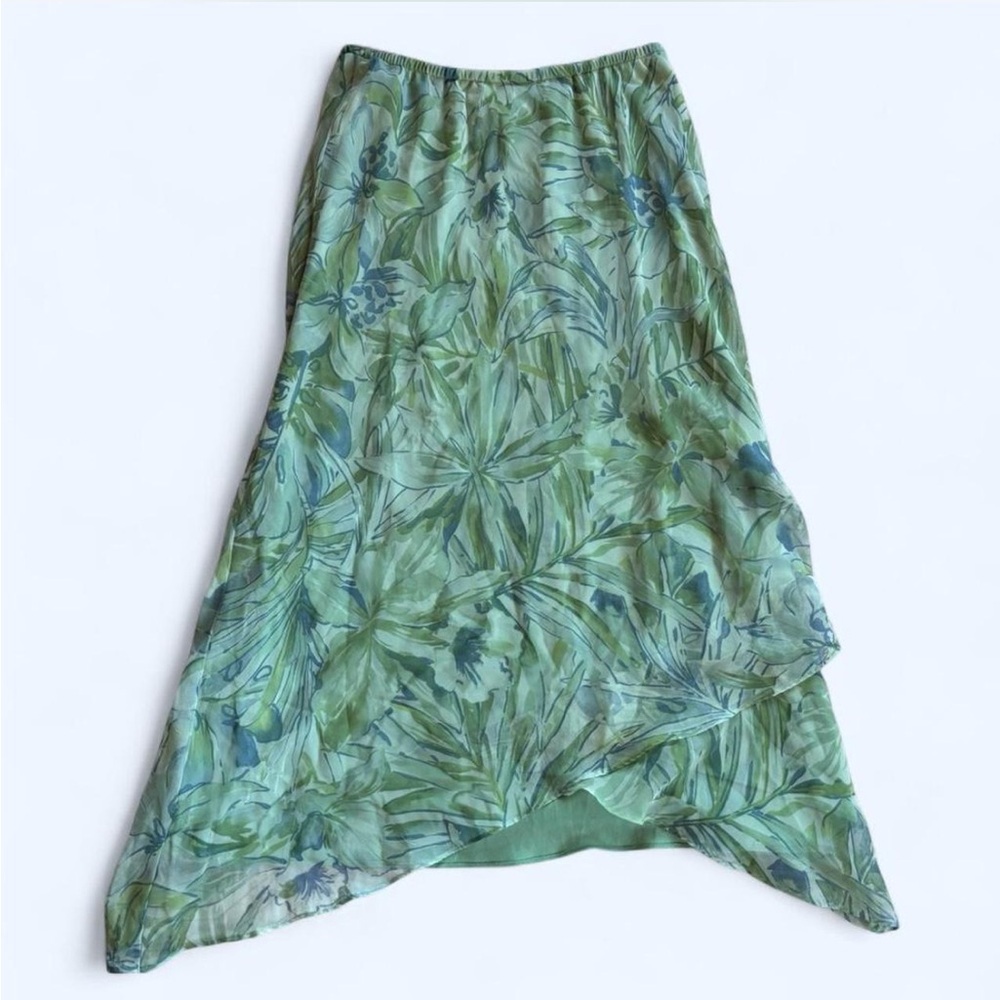 Vintage Floral Maxi Skirt
